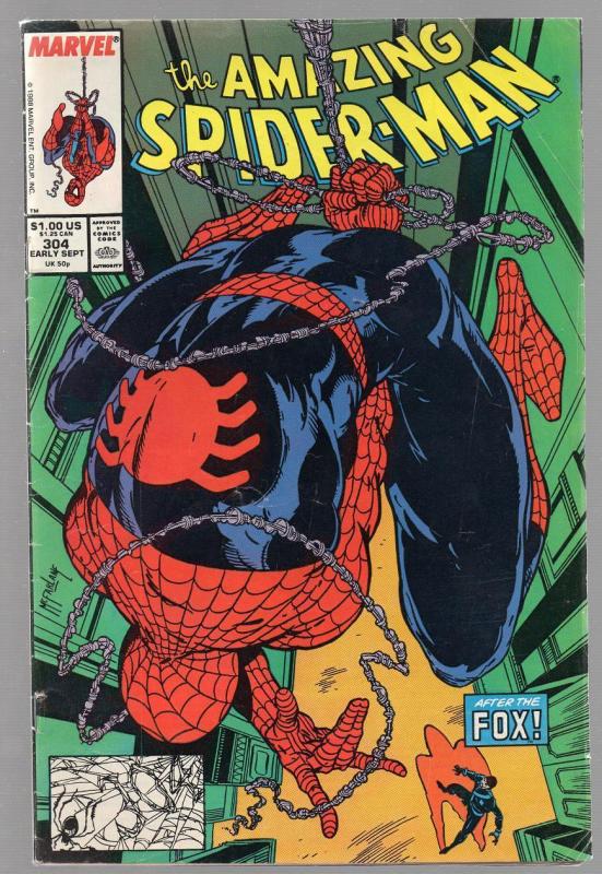 SPIDERMAN 304 GD Sept. 1988