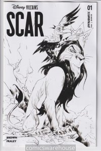 DISNEY VILLAINS SCAR (2023 DYNAMITE) #1 VARIANT 1:10 CVR ZB FOC JAE LEE X08339