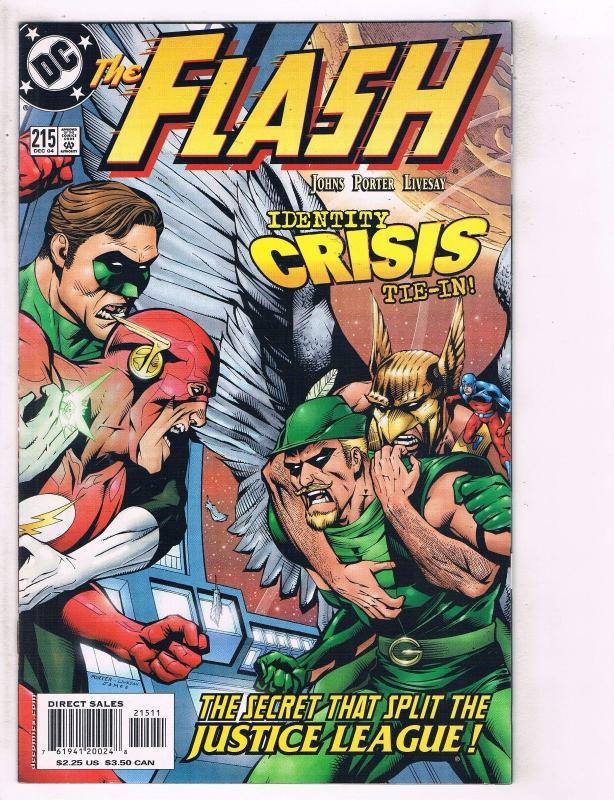 Lot of 3 The Flash DC Comic Books #215 216 217 Identity Crisis Tie-In J127