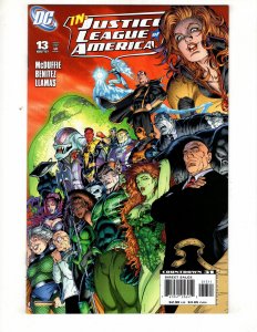 Justice League of America #13 Left Side of Cover (2007)  / ID#677