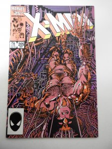 The Uncanny X-Men #205 (1986) FN+ Condition