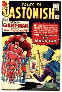 TALES TO ASTONISH #56 1964-MARVEL-GIANT-MAN VS THE MAGICIAN-VF-