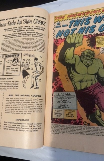 The Incredible Hulk #102 (1968)bing premier silver age intro