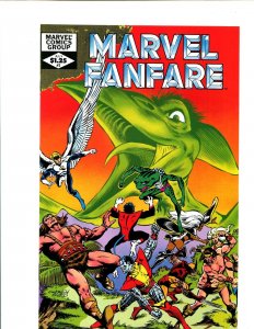 Marvel Fanfare #3 - Into The Land Of Death! (9.2 OB) 1982