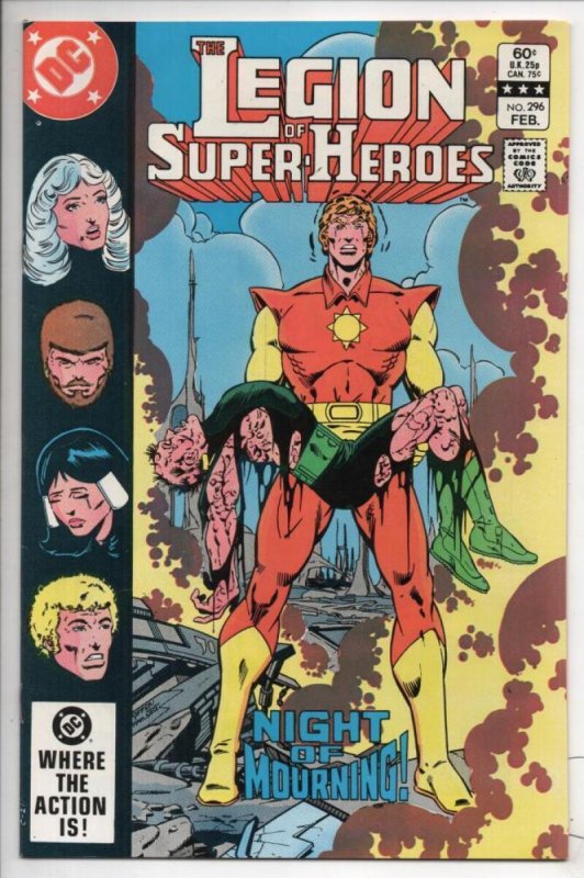 LEGION OF SUPER HEROES #296, VF/NM, Mourning, DC, 1983 more DC in store