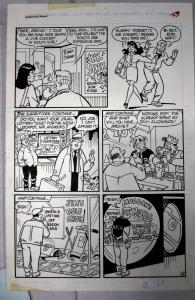 STAN GOLDBERG ORIGINAL ART! 2001 Archie #505 “The Bigger Picture” 5 page story!