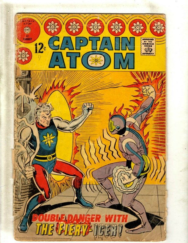 Captain Atom # 87 GD Charlton Silver Age Comic Book Fiery-Icer  J462