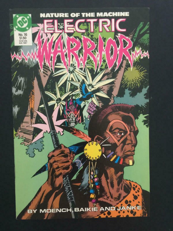 ELECTRIC WARRIOR #16, NM-, Moench, Baikie, DC, 1986 1987 more DC in store