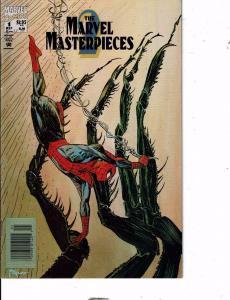 Lot Of 2 Comic Book Marvel Masterpieces #1 and Slingers #0 AB5