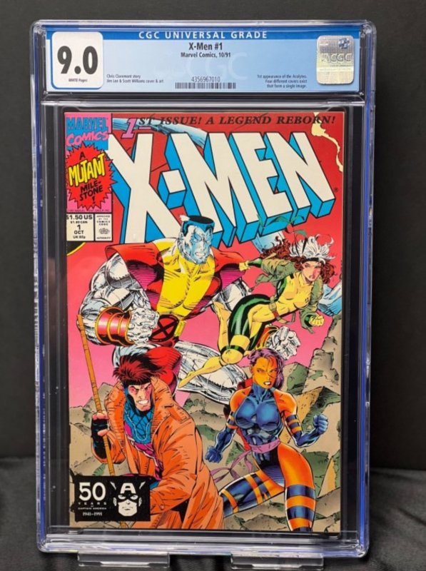 X-Men #1 Full Set All 4 Variants CGC Graded (1991)