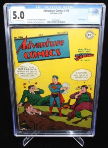 Adventure Comics #106 (CGC 5.0) Stan Kaye Cover - 1946