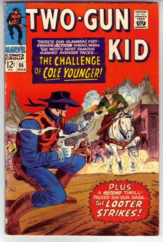 Two-Gun Kid #86 (Mar-67) VG/FN+ Mid-Grade Two-Gun Kid