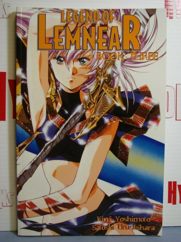 Cpm Manga Legend Of Lemnear Books 1 3 English Text 1999 Cool - 