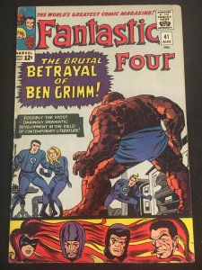 THE FANTASTIC FOUR #41 VG+/F- Condition