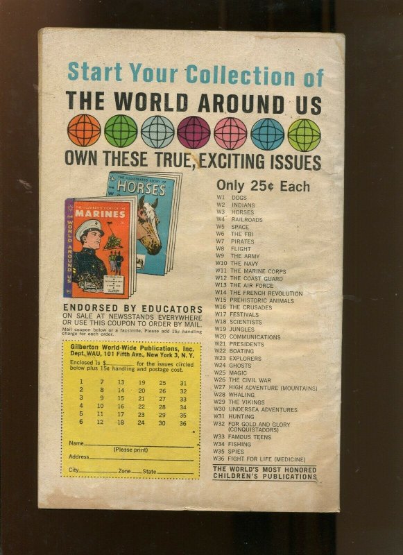 THE WORLD AROUND US #35 (4.0) SPIES! 1961