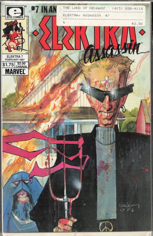 Elektra: Assassin #7 (1987) Elektra