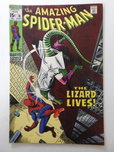 The Amazing Spider-Man #76 (1969) vs The Lizard! Beautiful Fine- Condition!
