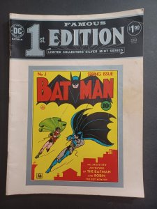 Famous First Edition Batman #1 - F-5 - 1975 - VG
