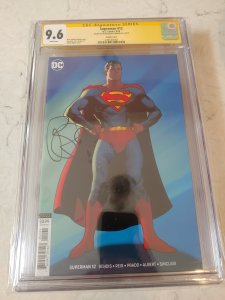 SUPERMAN #12 CGC SS 9.6 VARIANT COVER SIGNED BY BRIAN MICHAEL BENDIS