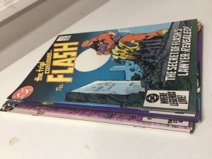 The Flash #340-343 (1985) Trial Series People Versus Flash Lot of 4 DC Comics