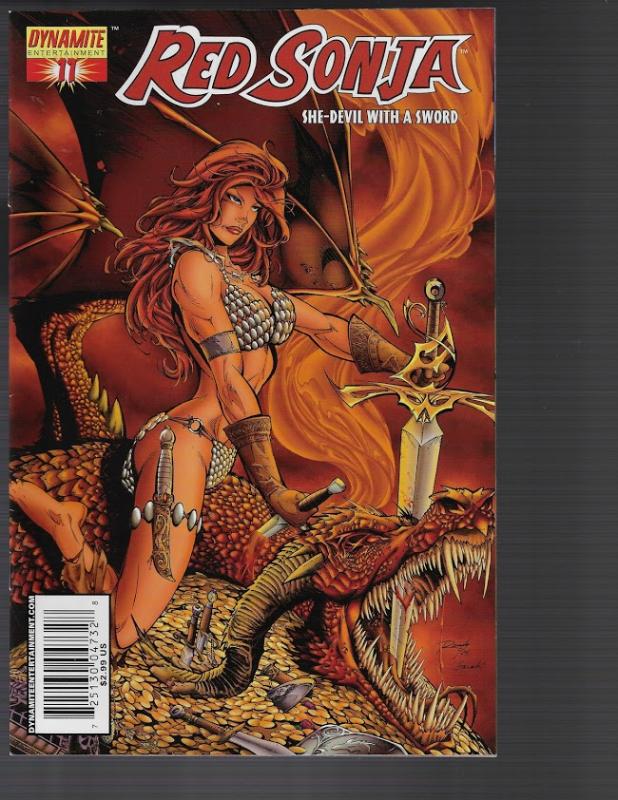 Red Sonja #11 (Dynamite) -  Randy Queen Cover