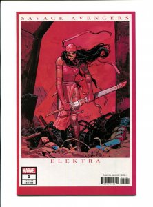 Savage Avengers #1 - Moebius Hidden Gem 1:100 Elektra Variant (9.2ob) 2019