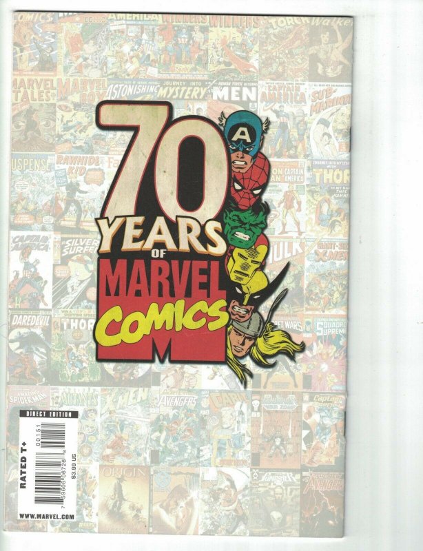 The Marvels Project #1 70th anniversary blank frame cover - variant edition