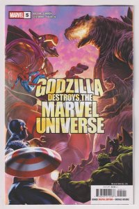 Godzilla Destroys The Marvel Universe #5 Brooks Main Cvr (2025) NM