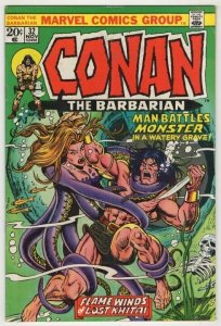 Conan the Barbarian #32 MAN BATTLES MONSTER! Classic Cover