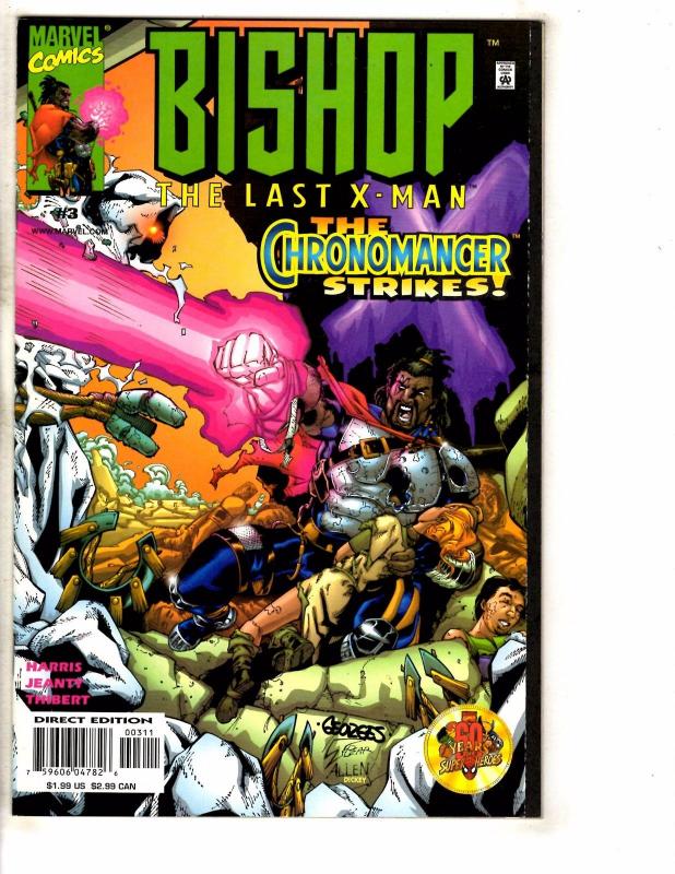 11 Bishop The Last X-Man Marvel Comic Books # 1 2 (2) 3 4 5 6 7 8 9 12 J259