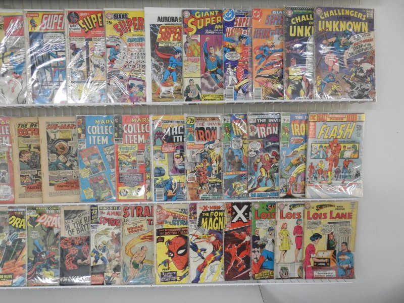 Huge Lot of 180 Bronze/Silver Comics W/ FF, Superboy, Flash! See Description