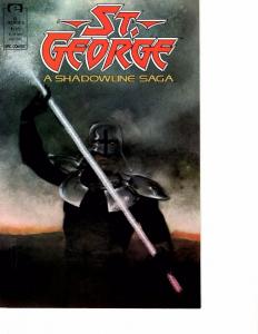 Lot Of 2 St. George Shadowline Sage Epic Comic Book #1 2 KS6