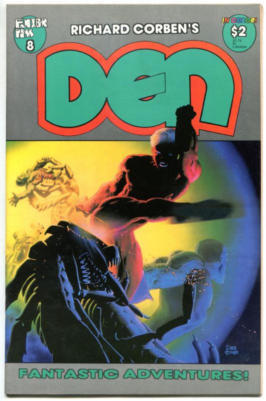 DEN #8, VF/NM, Richard Corben, Fantagor, Horror, 1988, Sci-Fi, more RC in store