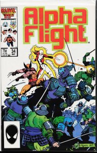 Alpha Flight #34 (1986) Alpha Flight
