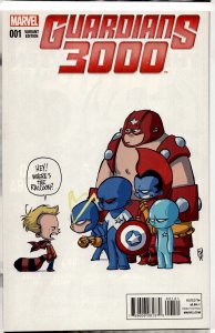 Guardians 3000 #1 Young Cover (2014) Guardians of the Galaxy