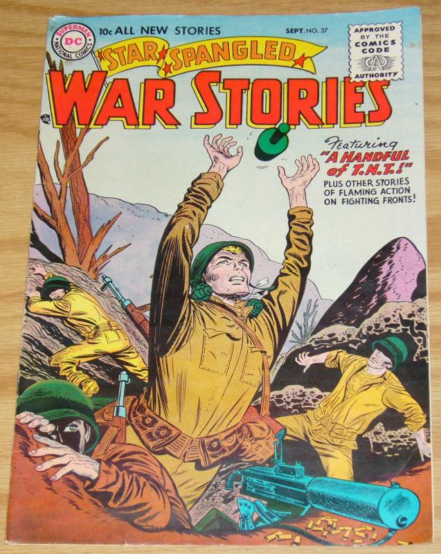 Star Spangled War Stories #37 VG/FN august 1955 - golden age dc comics - grenade