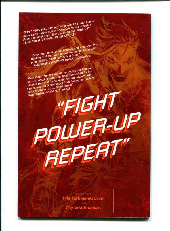 Final Boss #1 - 1st Print / Tyler Kirkham Signed 2x / TPB (9.2ob) 2021