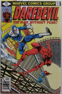 Daredevil #161 (Nov 1979, Marvel), MT condition, Bullseye & Black Widow apps