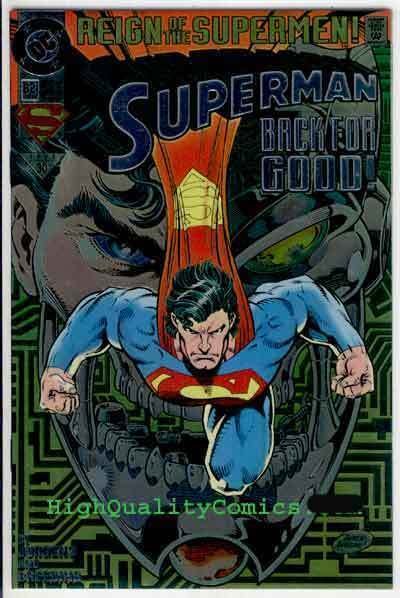 SUPERMAN #82, NM+, Chromium cover, Green Lantern, 1987 1993, more SM in store
