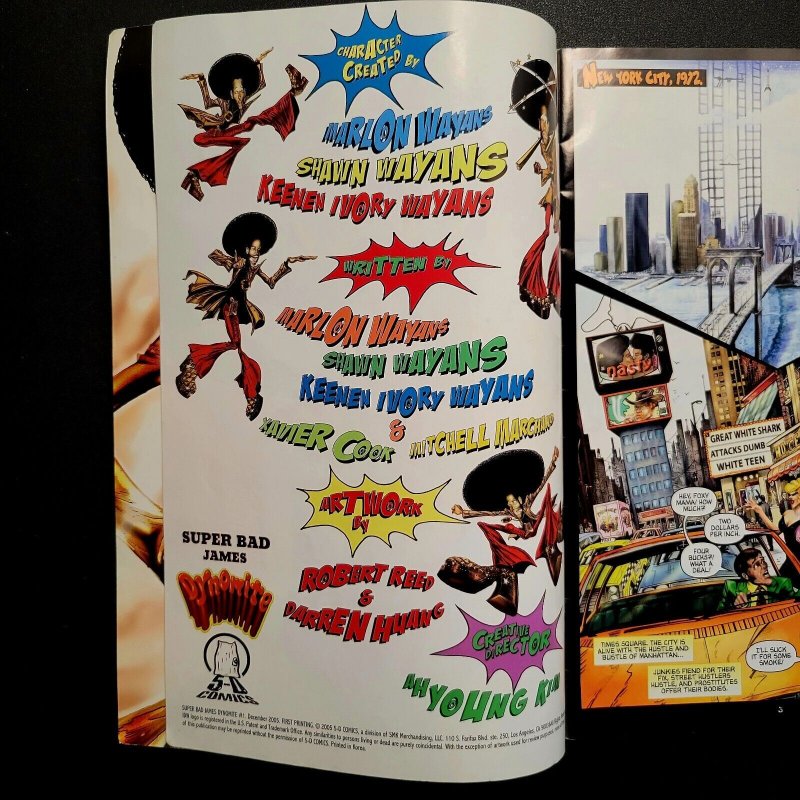 Super Bad James: Dynomite #1 VG (2005, 5-D Comics) 1st Print MARLON WAYANS!