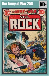 Our Army at War 258 (1973) GD- Bronze Age DC War Comics
