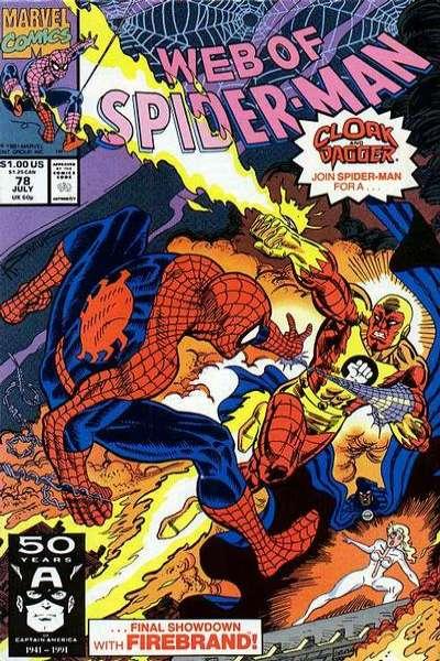 Web of Spider-Man (1985 series) #78, VF+ (Stock photo)