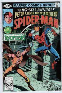 SPECTACULAR  SPIDER-MAN ANNUAL #2 - 9.2 - WP - Rapier - High Grade!