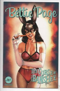 BETTIE PAGE Curse of the Banshee #1 Mychels, NM-, 2021, Betty