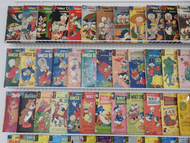 Huge Lot of 160+ Comics W/ Bugs Bunny, Mickey Mouse, Tom and Jerry +More!