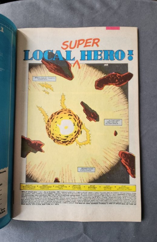 Web of Spider-Man #8 (1985) VG/FN