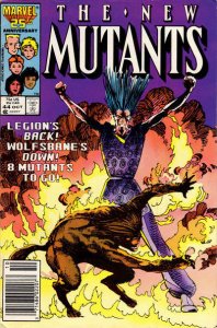New Mutants, The #44 (Newsstand) VG ; Marvel | low grade comic Chris Claremont L