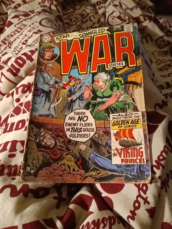 Star Spangled War Stories #150 DC Comics 1970 Viking Prince Enemy Ace Bronze Age