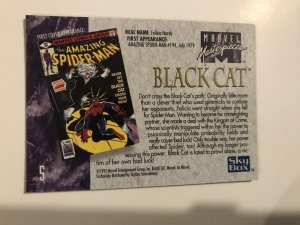 BLACK CAT #5 card : 1992 Marvel Masterpieces Fleer NM/M; base, Jusko art