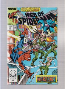 Web Of Spider Man #44 - Alex Saviuk Cover Art! (8.5/9.0) 1988